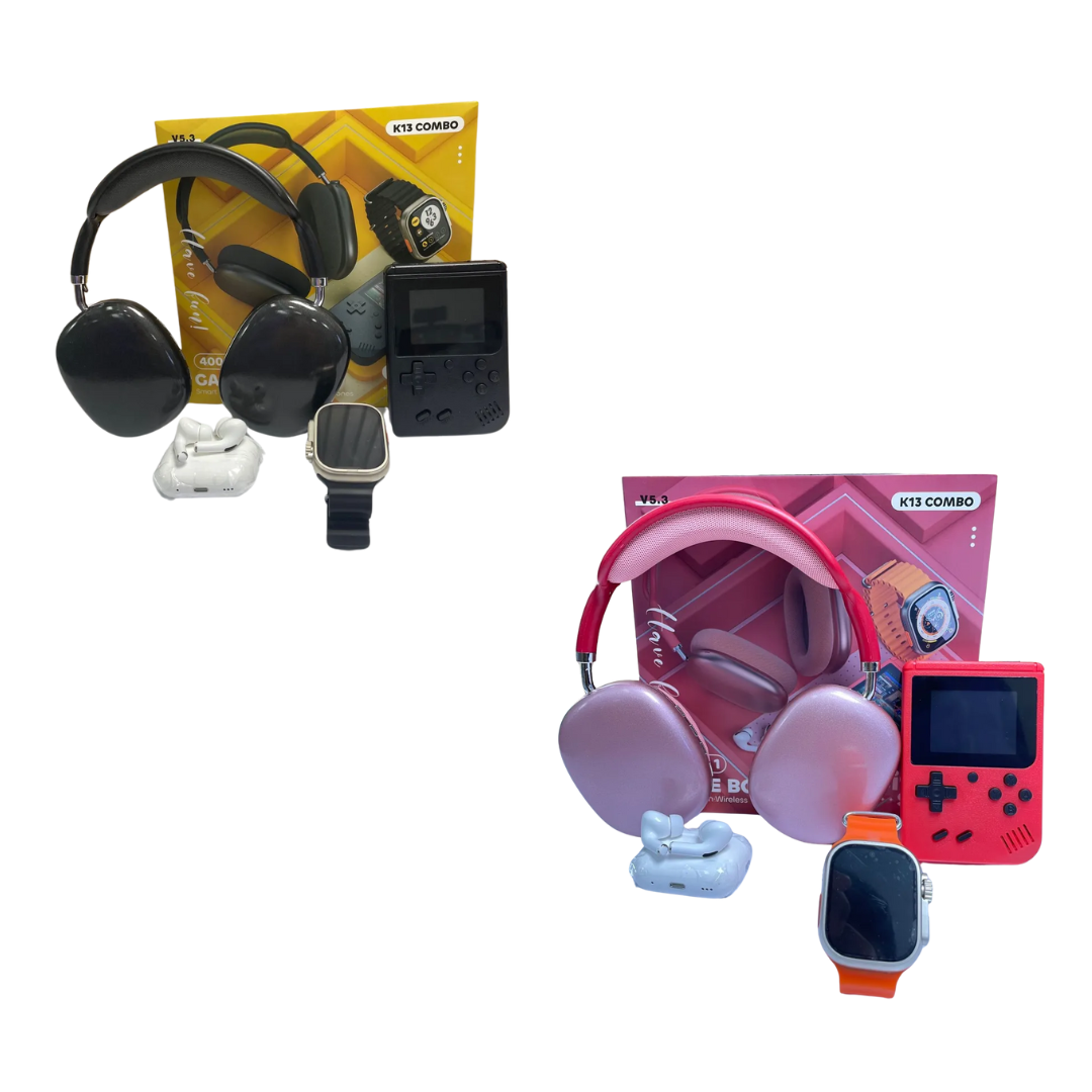 🎮⌚🎧 Combo Tech Pro 4 en 1 – Diversión y Tecnología en un Solo Pack