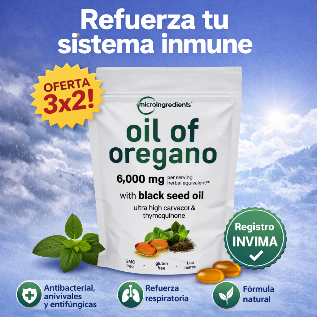 3 Paquetes de Pastillas de Orégano