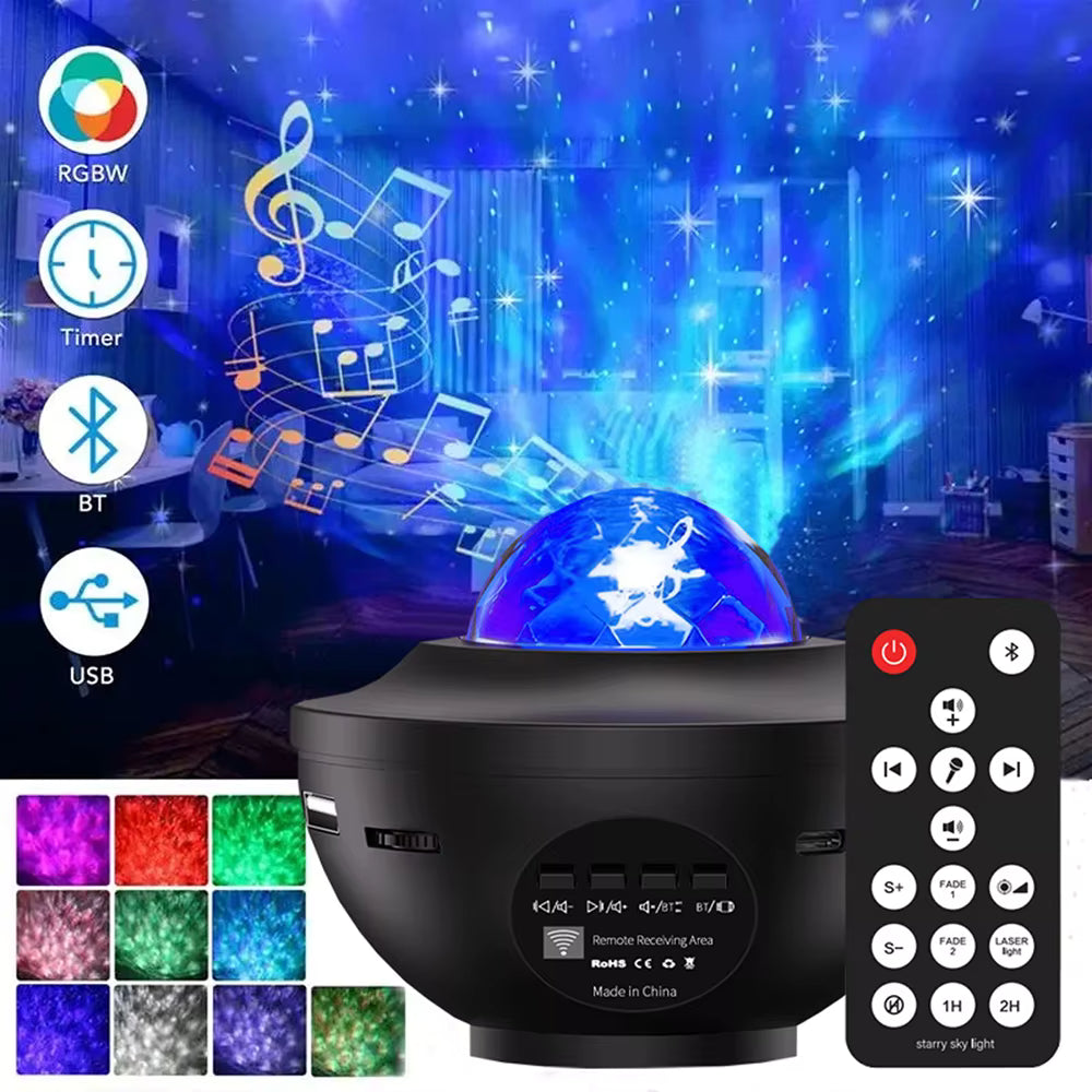 Parlante con Proyector de Luz Nebulosa